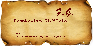 Frankovits Glória névjegykártya